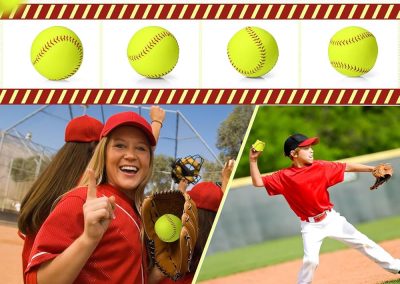Synthetic Softball Dozen